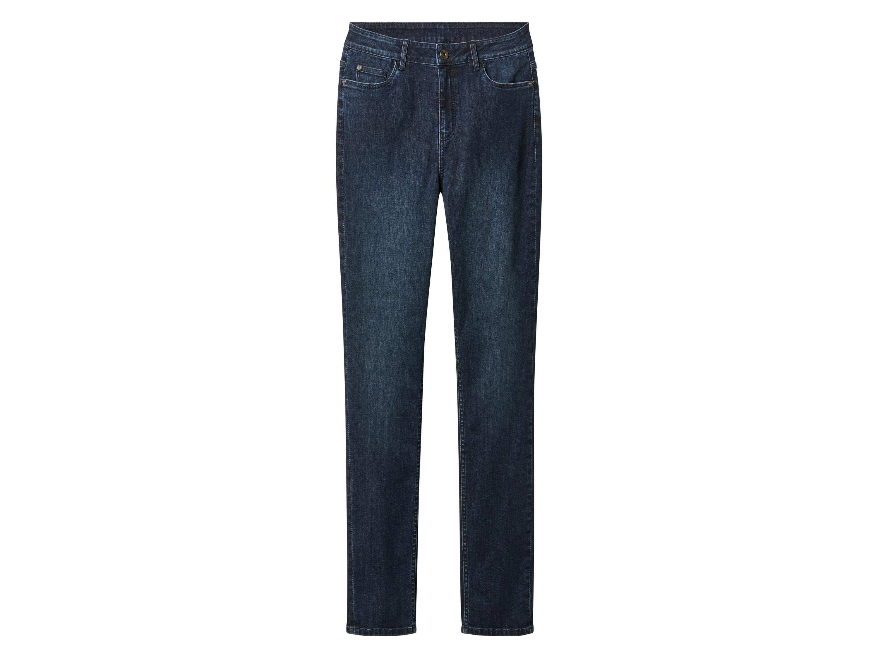 esmara Jeansy damskie slim fit Ciemnoniebieski, 38