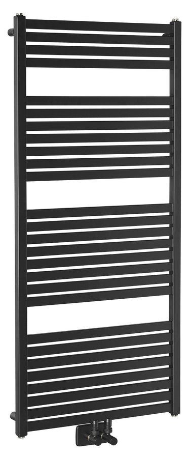 Darmowa Dostawa - Grzejnik łazienkowy dekoracyjny 133x60 cm czarny Aqualine Tondi DT486T