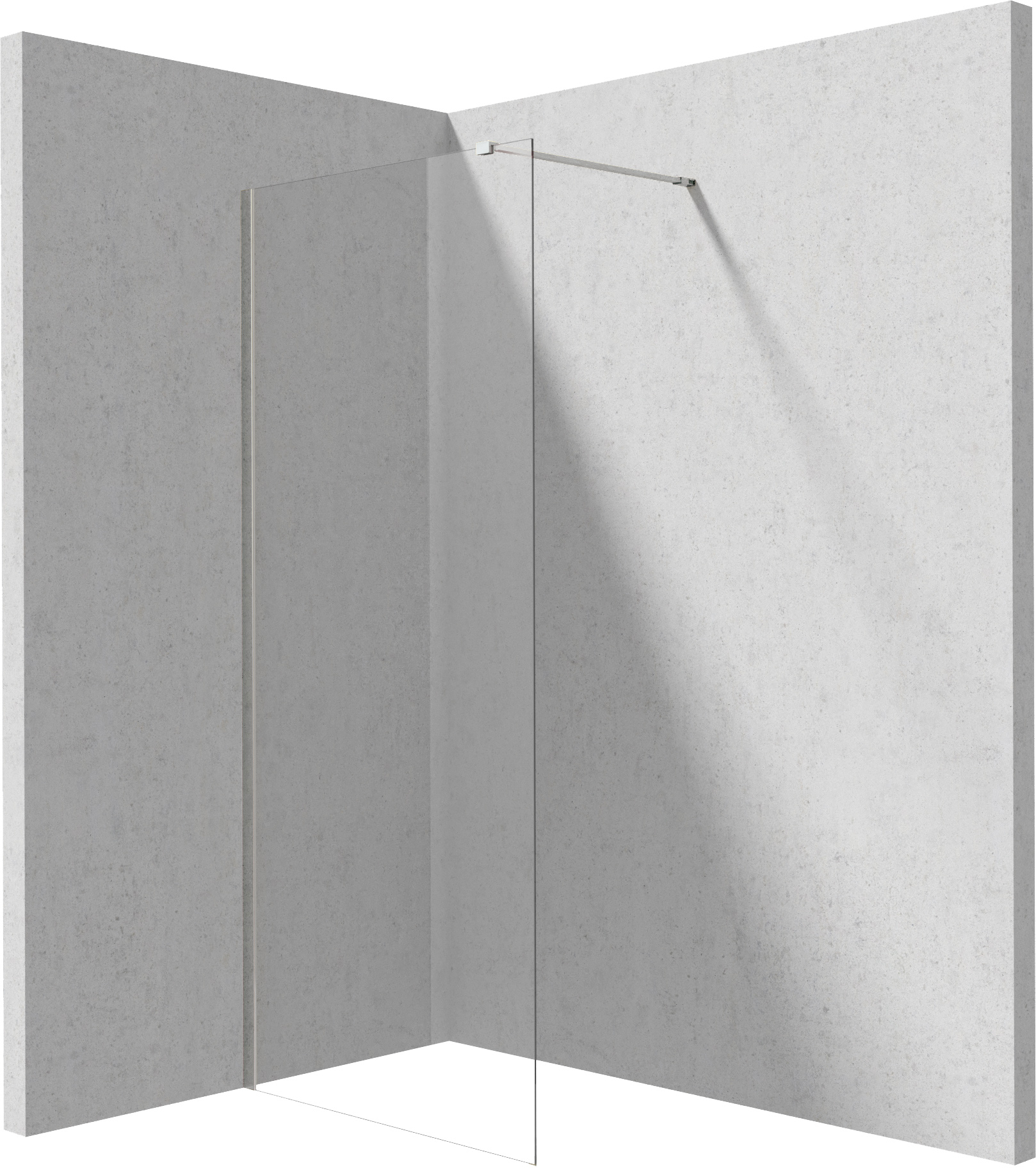 Darmowa Dostawa - Ścianka prysznicowa walk-in 110 cm chrom połysk/szkło przezroczyste Deante Prizma KTJ031P