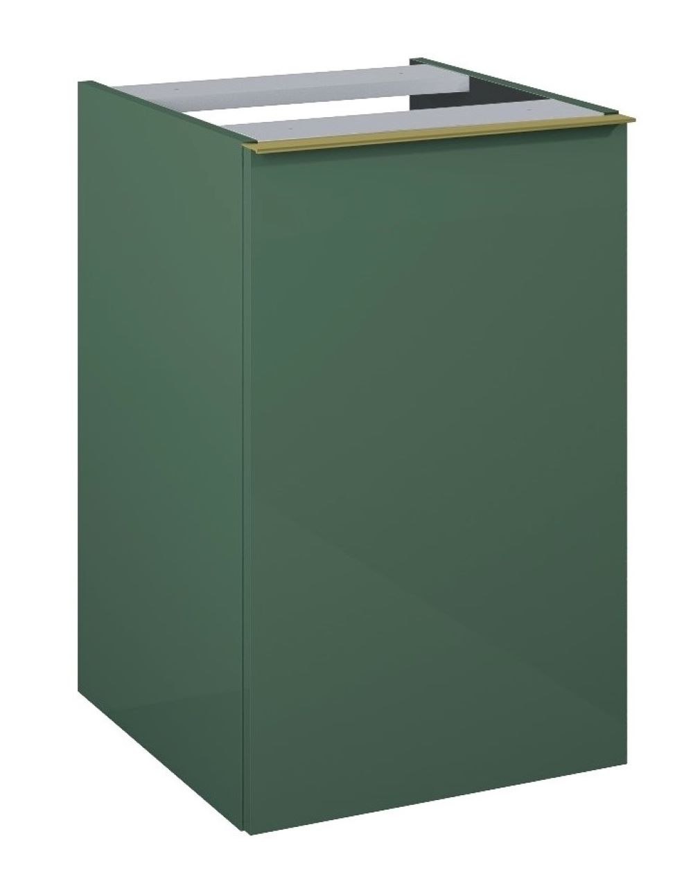 Darmowa Dostawa - Szafka 40x44.9x63.5 cm boczna wisząca zielona Elita Look RE080402027010