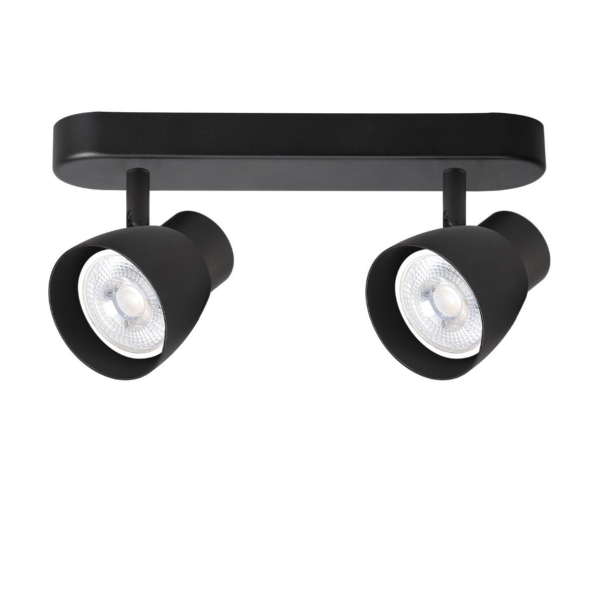 Darmowa Dostawa - Lampa podsufitowa 2x8 W czarna Light Prestige Dravo LP95232WSBK