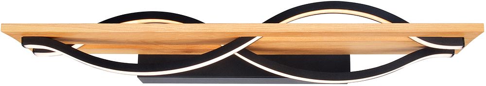 Darmowa Dostawa - Kinkiet 2x14 W czarny Italux Conato WL2384830WBKGD