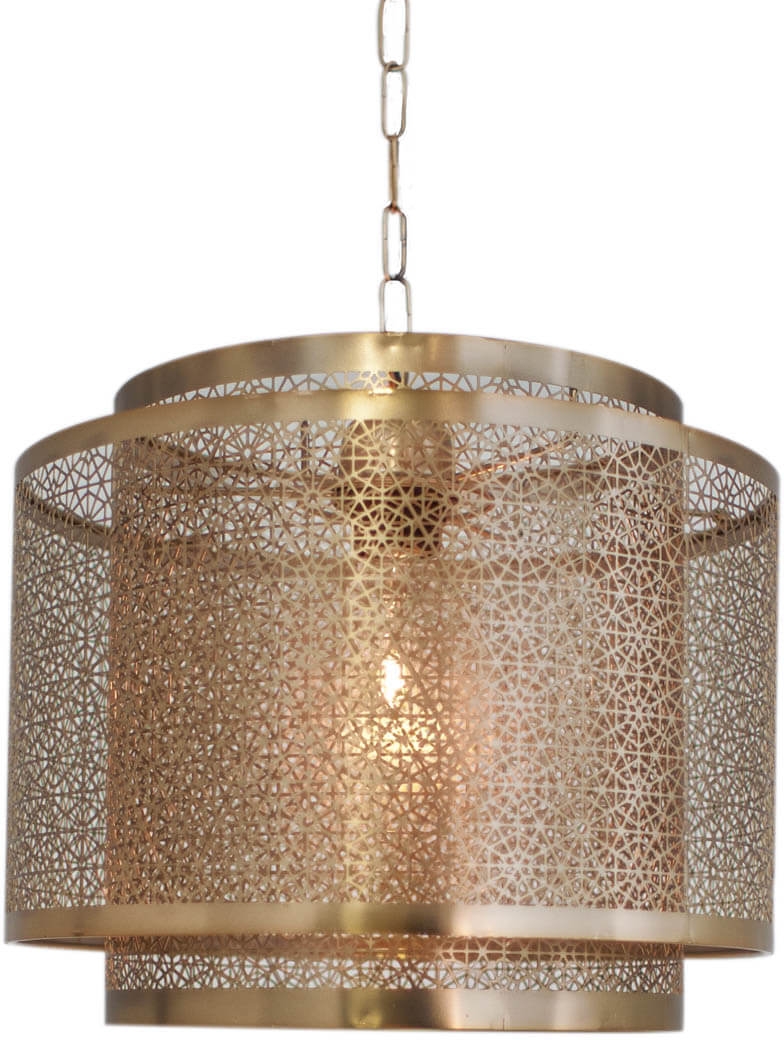 Darmowa Dostawa - Lampa wisząca 1x60 W mosiądz By Rydens Hermine 42004006519
