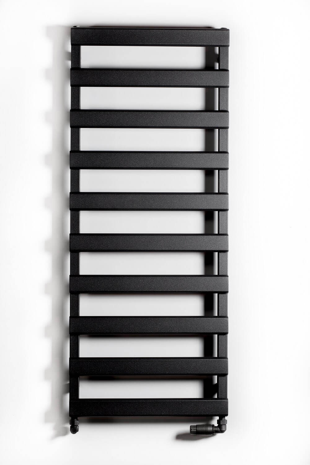 Darmowa Dostawa - Grzejnik łazienkowy dekoracyjny 84x40 cm czarny Luxrad Scala New SCN08400400S040