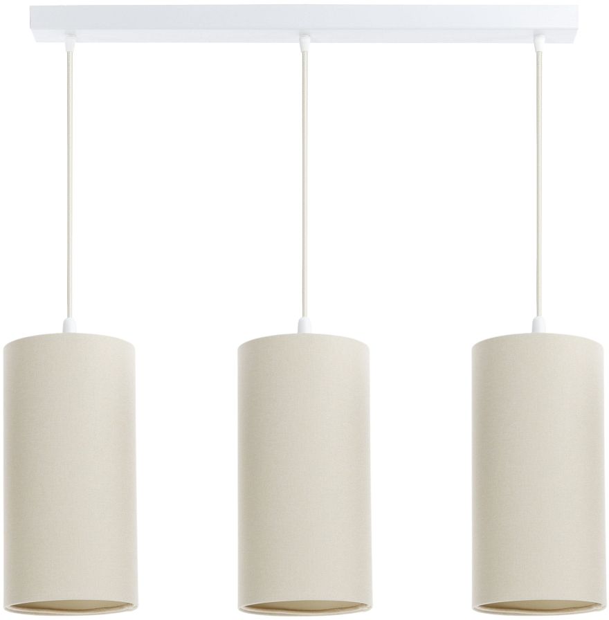 Darmowa Dostawa - Lampa wisząca 3x60 W kremowa BPS Koncept Boho Ellegant Slim 0T0L3001