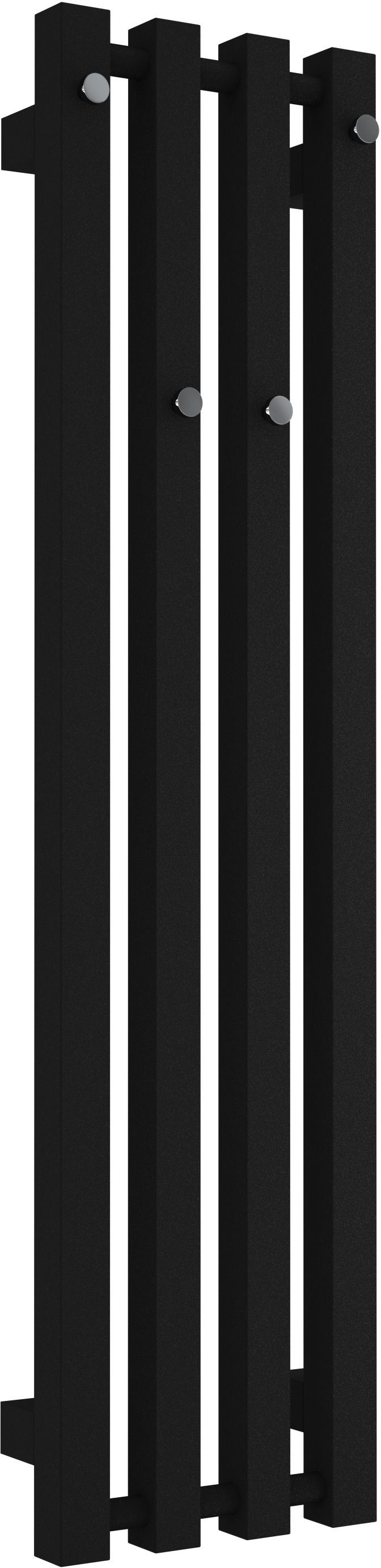 Darmowa Dostawa - Grzejnik łazienkowy dekoracyjny 120x24.5 cm czarny Radox Kolona W Square RXKLW002T1200245