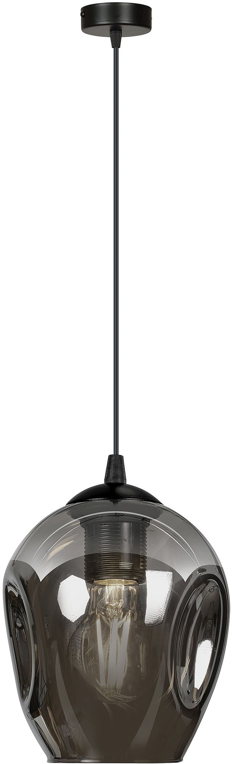 Darmowa Dostawa - Lampa wisząca 1x15 W czarna-grafitowa Emibig Istar 6801