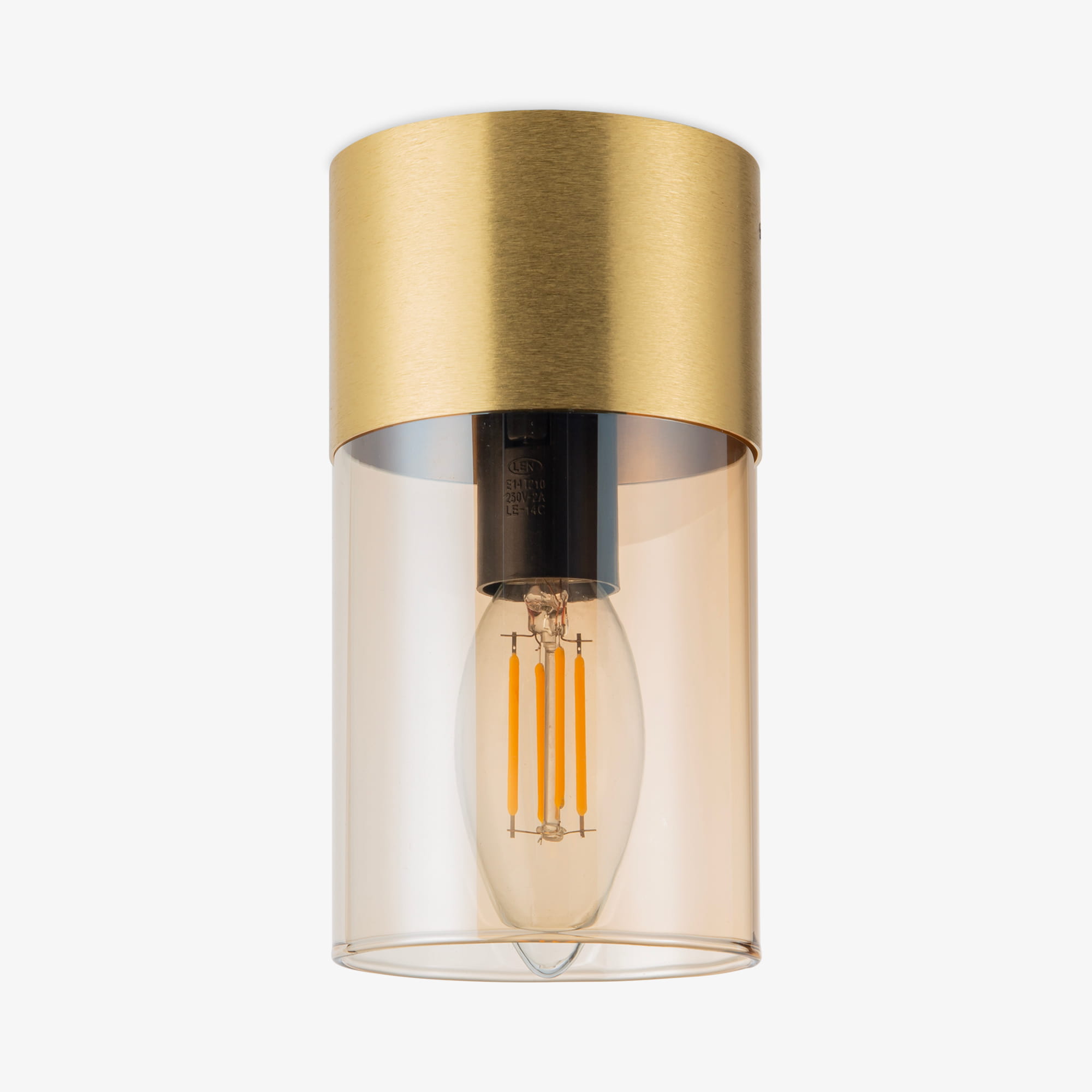 Darmowa Dostawa - Lampa podsufitowa 1x40 W złota Zuma Line Vetro OB2221BD1GLD