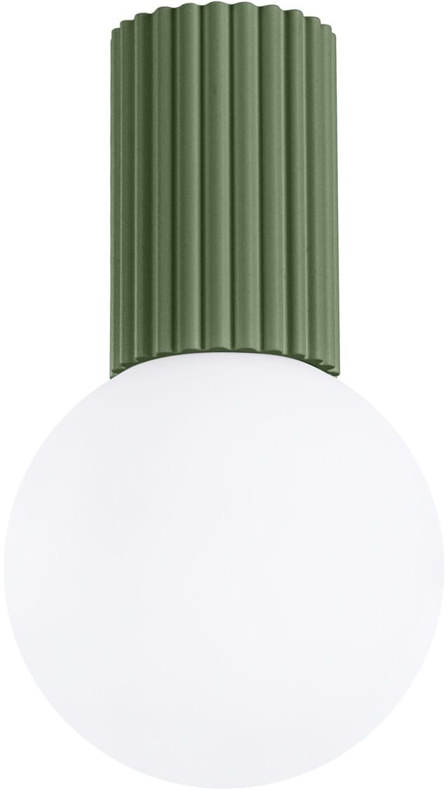 Darmowa Dostawa - Lampa podsufitowa 1x8 W biała-zielona Sollux Lighting Halo SL1723
