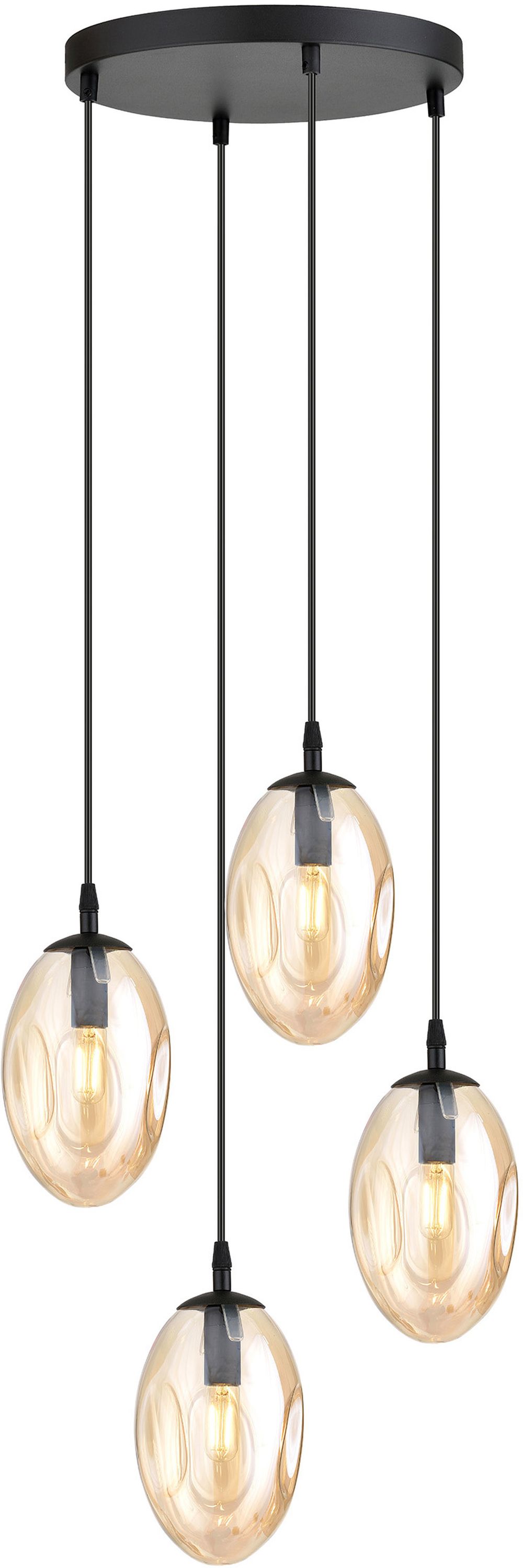 Darmowa Dostawa - Lampa wisząca 4x10 W czarny Emibig Astral 12674PREM