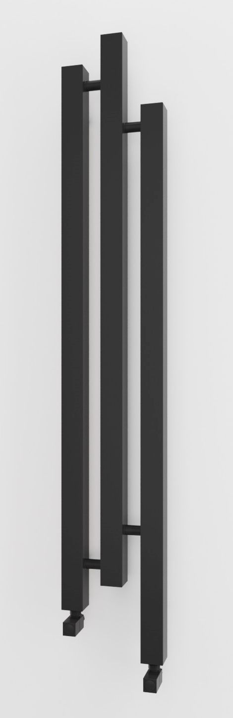 Darmowa Dostawa - Grzejnik łazienkowy dekoracyjny 136x23 cm czarny Imers Cubic G00523013605