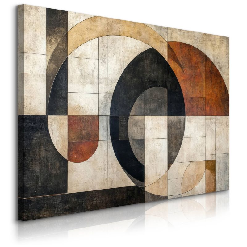 Obraz Muralo Kształty Geometryczne Styl Boho Mural 90x60 cm 1 szt.