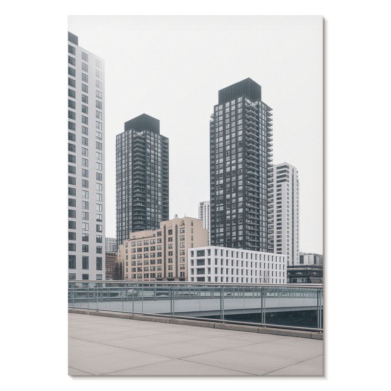 Plakat na Płótnie Tulup 42x59,4 cm (A2) Nowoczesne miasto Do biura, salonu, 1 szt.
