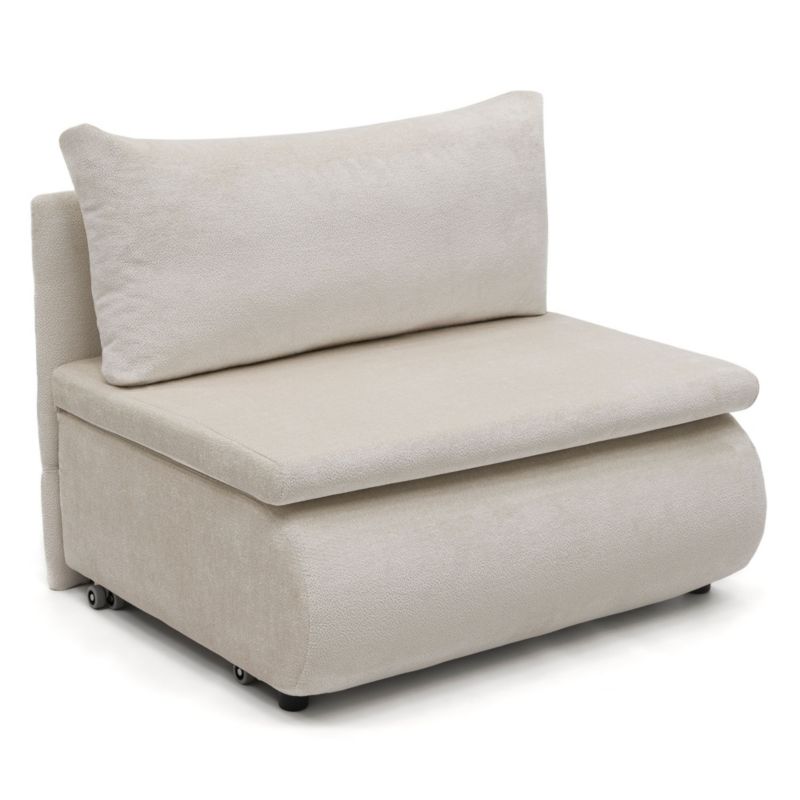 Sofa dwuosobowa z funkcją spania MebleMWM PETITE 100 aphrodite 01 boucle 1 szt.