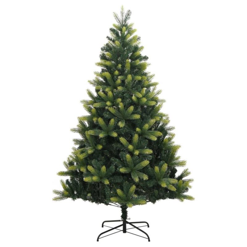 Choinka sztuczna VidaXL zawiasowa stojak 240cm zielony 1 szt.