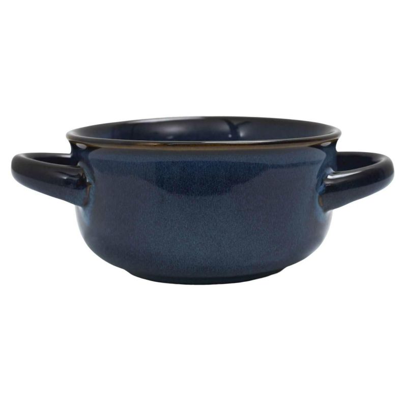 Miska na zupę DEEP BLUE HowHomely ceramiczna 13,7 cm 1 szt.