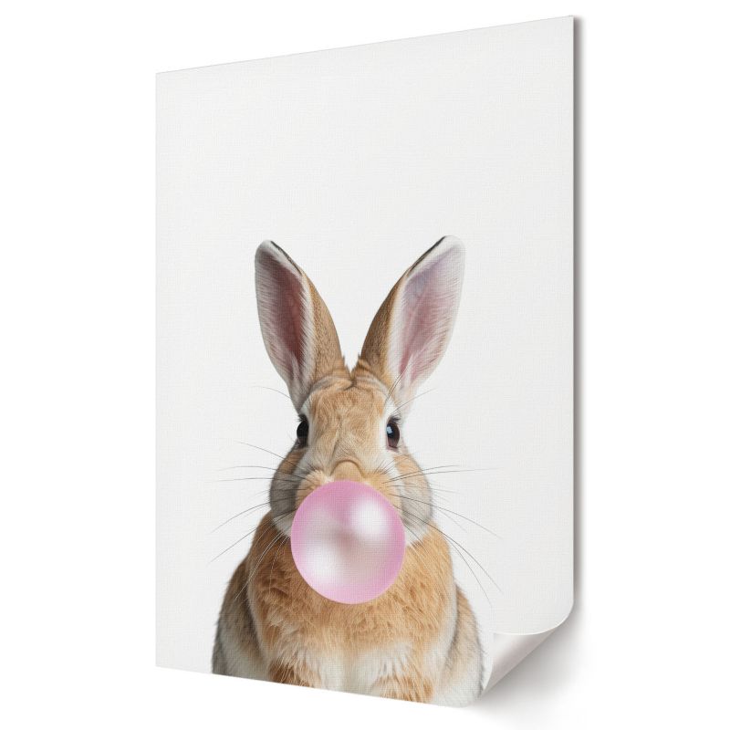 Plakat canvas Wallfluent Format A1 Królik z gumą Formacja Artystyczna ZeroOne 1 szt.