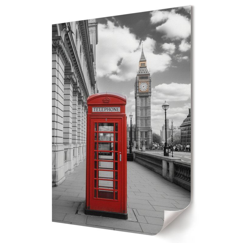 Plakat Wallfluent Format A3 Londyńska budka Artysta Front 1 szt.