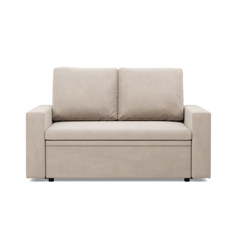 Sofa TYLETEGOTU dwuosobowa BLOM velvet beżowy 1 szt