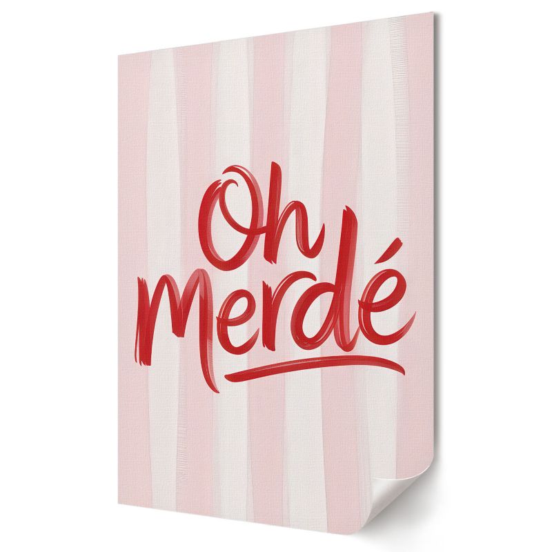 Plakat Wallfluent Format A2 Oh Merde Studio Bright Room 1 szt.