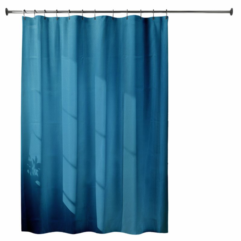Zasłona Prysznicowa Tendance 180X200 Cm Niebieska Kotara Do Wanny 1 Szt.