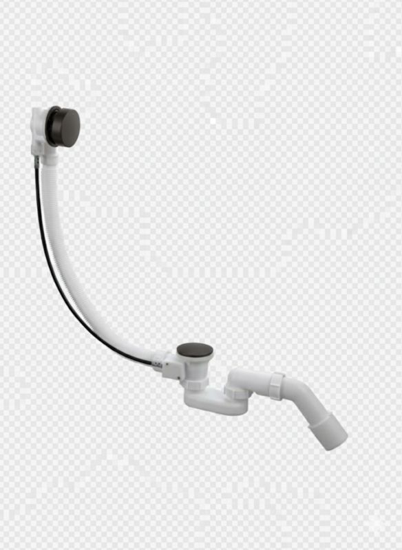 Syfon automatyczny do wanny Hytti Fluxio gun metal