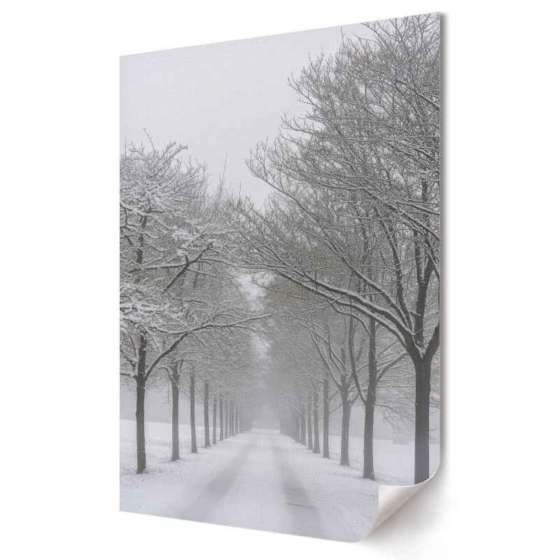 Plakat Wallfluent Format A3 Śnieżna aleja Artysta Nevara 1 szt.