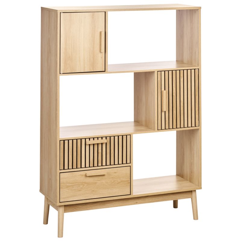 Regał Lynwood 140 cm Jasnobrązowy 1 szt.