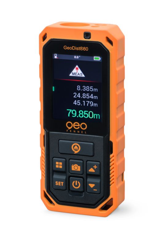 Dalmierz laserowy GeoDist 80 geo-Fennel z kamerą i Bluetooth 1 szt.