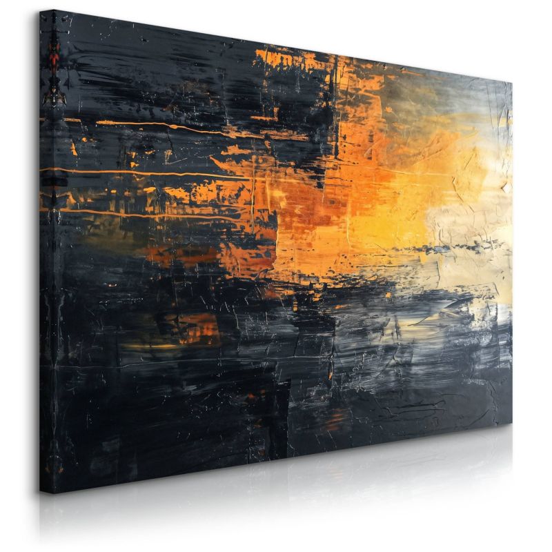 Obraz Muralo Abstrakcja Imitacja Farby Styl Nowoczesny 120x80 cm 1 szt.