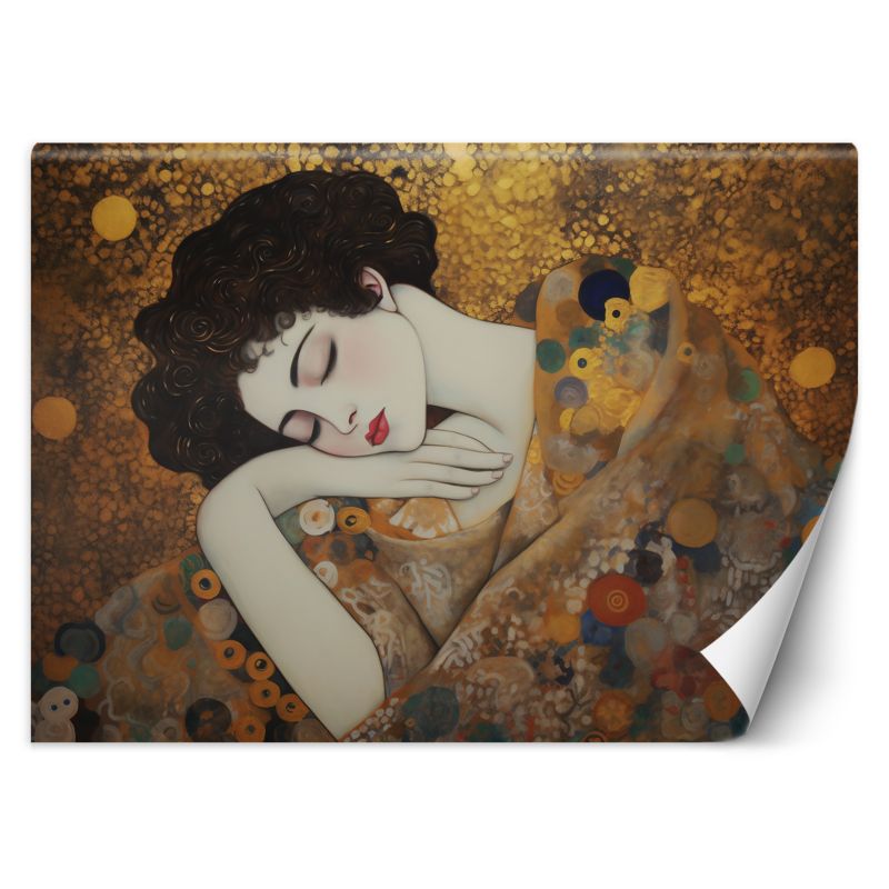 Fototapeta Feeby Kobieca twarz - G. Klimt 350x245 1 szt