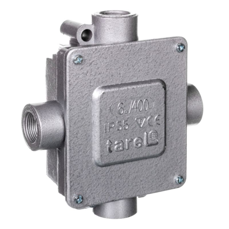 Puszka Odgałęźna Metalowa Tarel 5-Torowa 6Mm2 4 Wejścia P16 IP55 024 1 Szt.