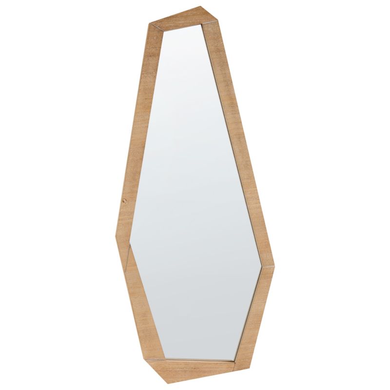 Lustro ścienne Chanu 44 cm 104 cm Jasnobrązowy 1 szt.