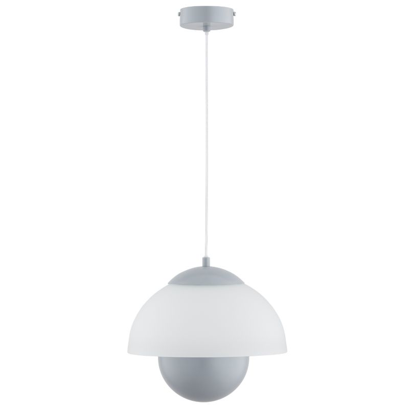 Lampa wisząca klosz kryjący od dołu Alfa SETNA szaro-dymiona 1xE27x15W IP20 wym:85x30x30cm - 1 szt.