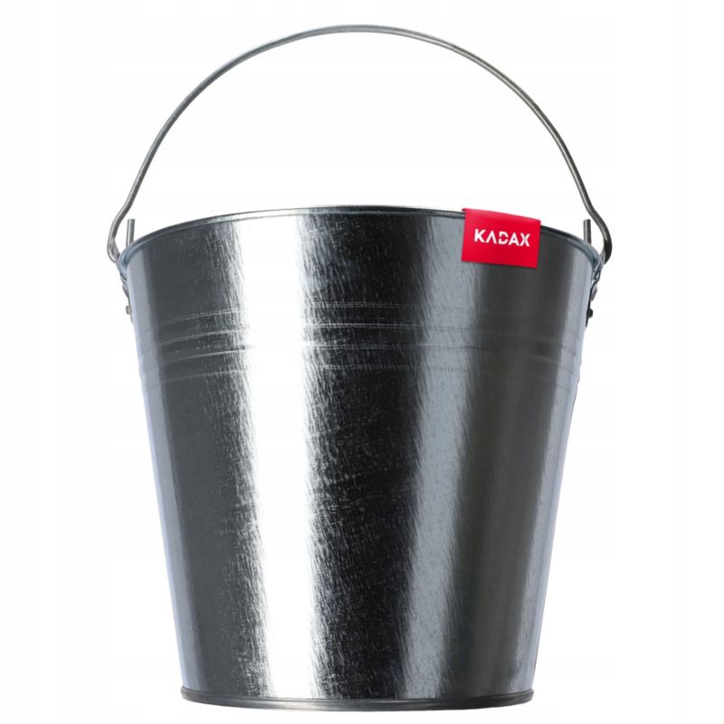 Wiadro KADAX Ocynkowane Ogrodowe metalowe Wiaderko 15 L 1szt.
