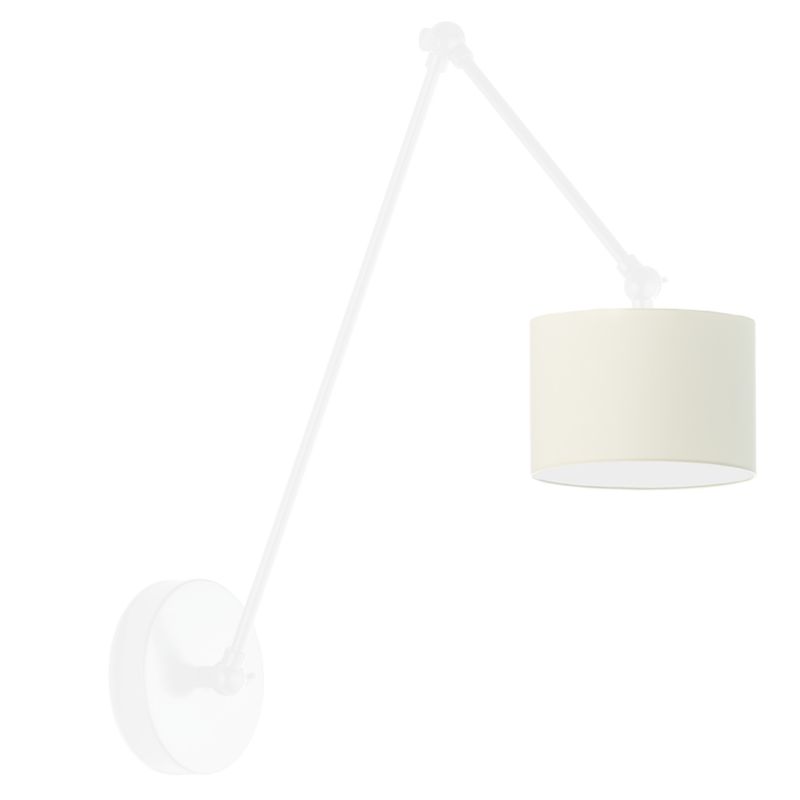 Kinkiet Volta Light Factory Soul Biały/Ecru Abażur 1xE27 1szt.