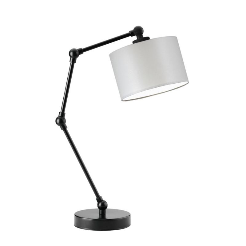 Lampka Nocna Volta Light Factory Soul Abażur Czarny/Jasny szary1xE27 1szt.