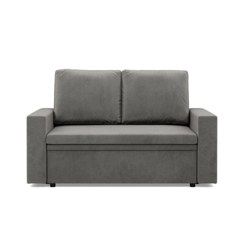 Sofa TYLETEGOTU dwuosobowa BLOM velvet jasny szary 1 szt