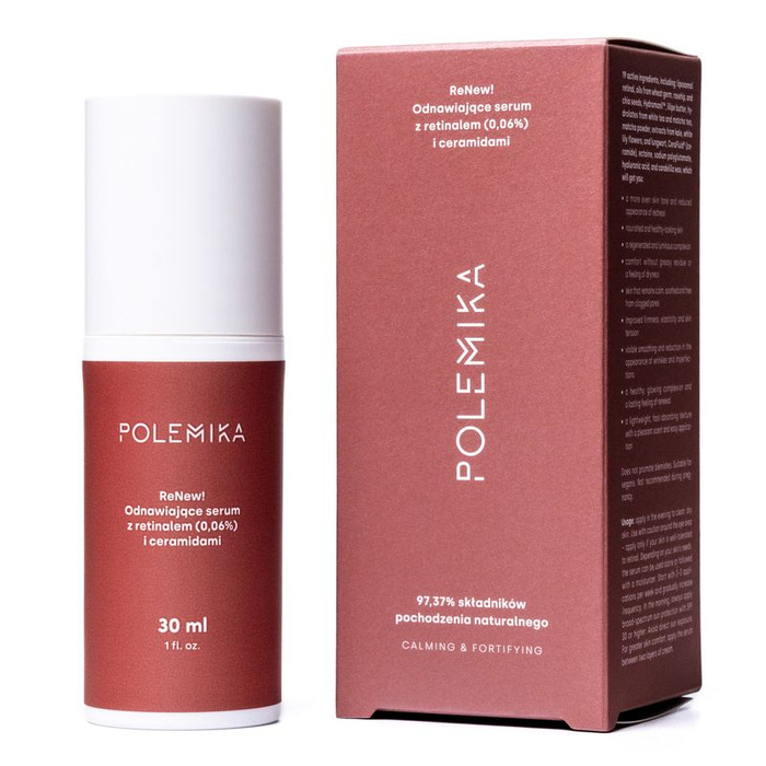 Polemika ReNew! Odnawiające serum z retinalem 0,06% i ceramidami, 30 ml