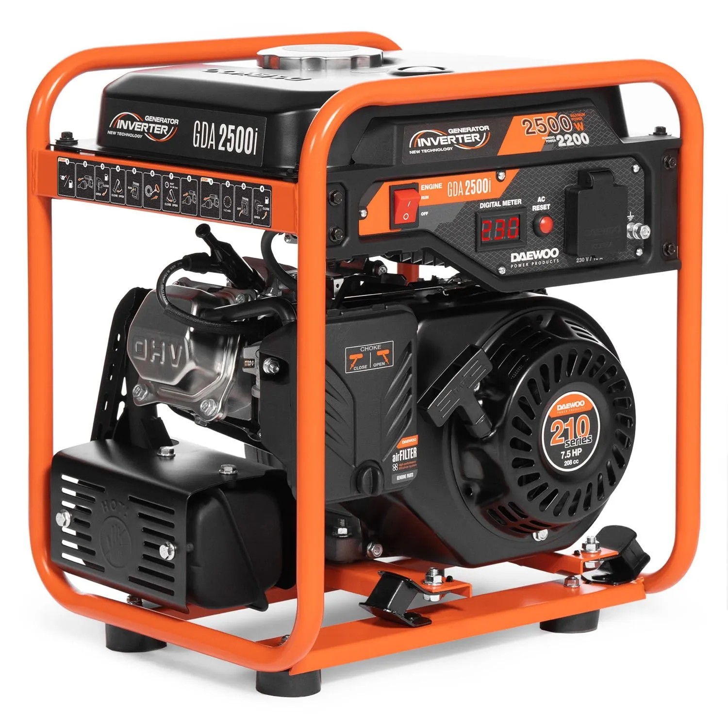 DAEWOO Agregat prądotwórczy inwertorowy GDA 2500i 2500W