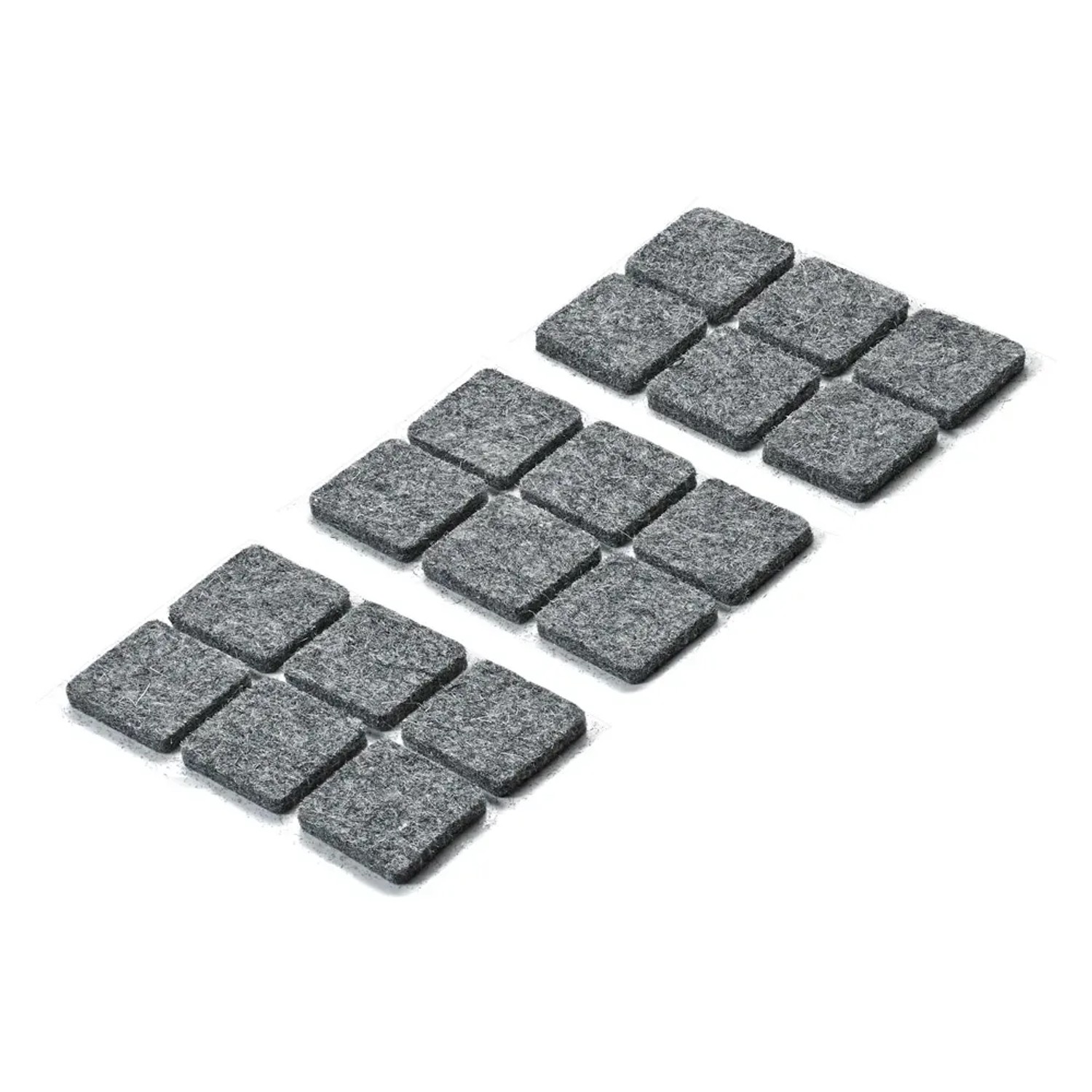 Hettich Podkładki wełniane szare 20x20x3mm 18szt