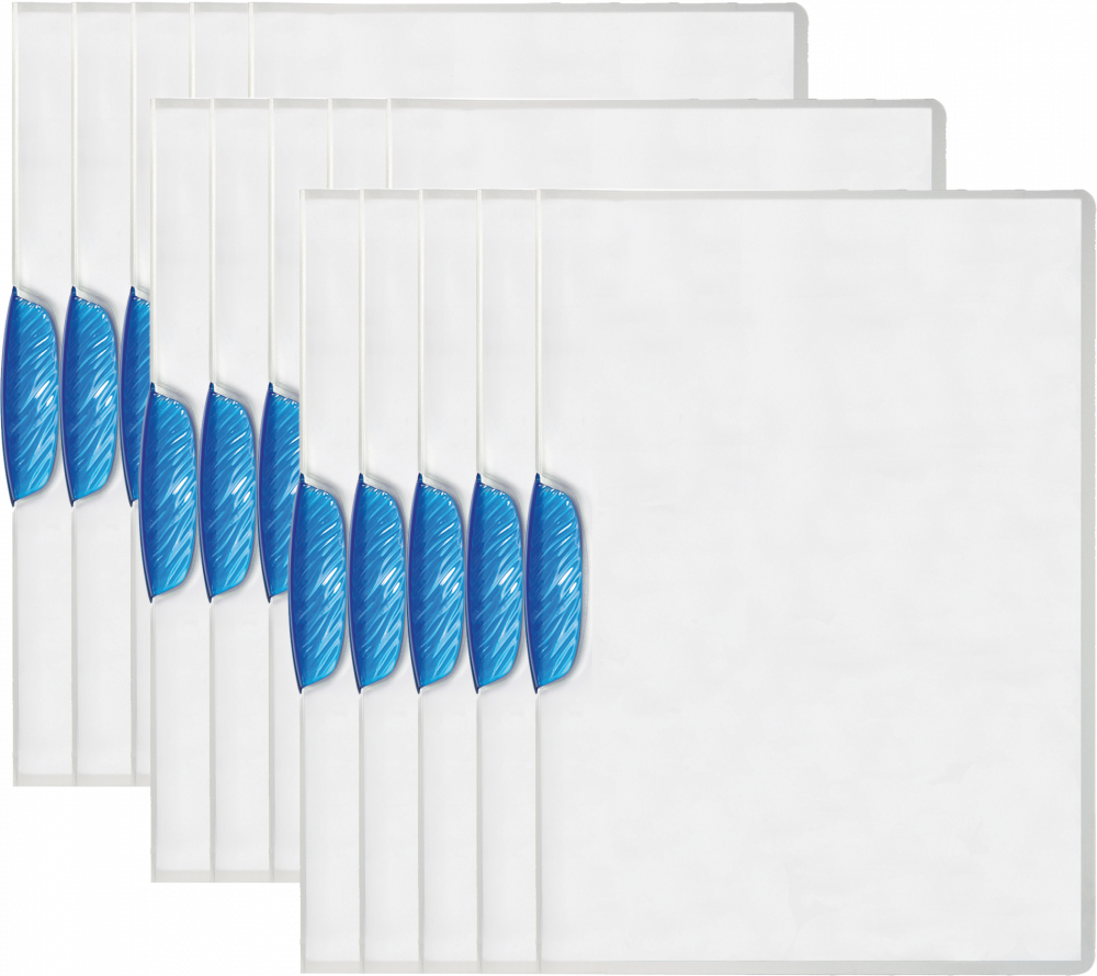 15x Skoroszyt plastikowy Durable Swingclip z klipsem, A4, do 30 kartek, niebieski