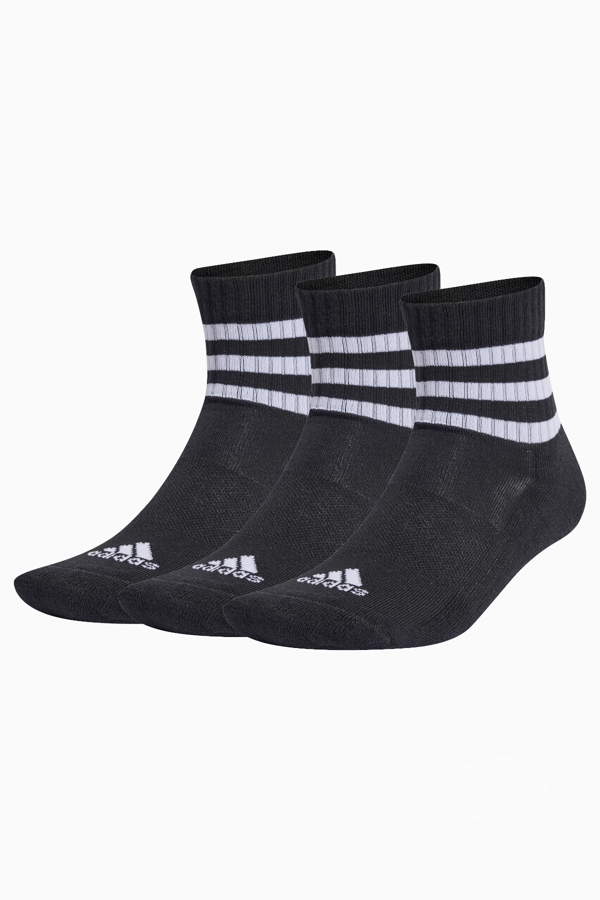 Skarpety adidas 3S Cushioned 3 Pairs - Czarny