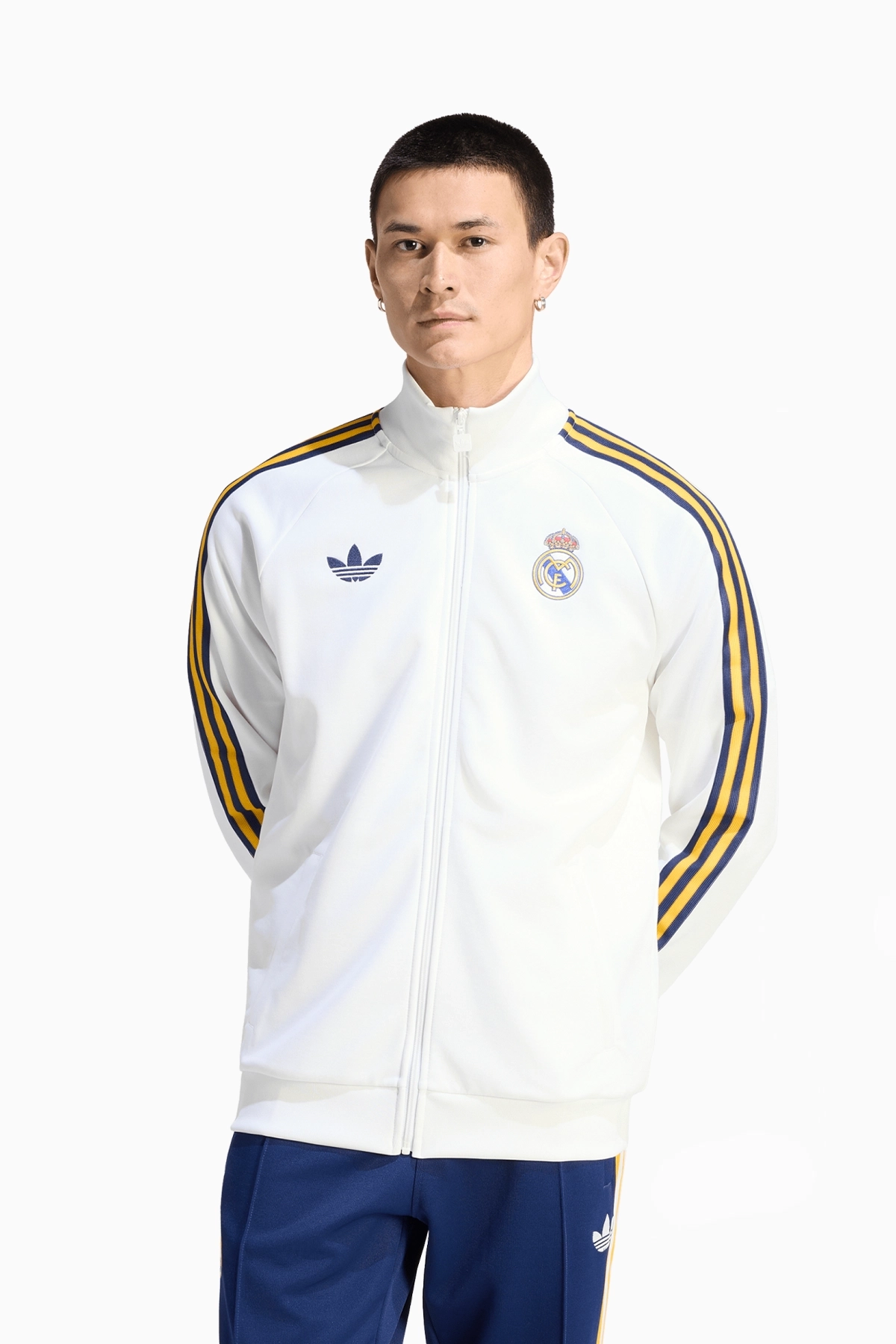 Bluza adidas Real Madryt 25/26 Originals Track - Biały