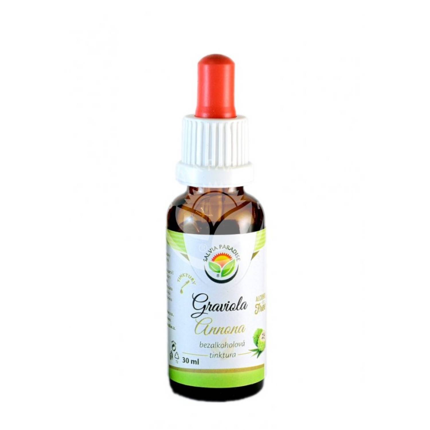 Salvia graviola, krople, bez alkoholu, 50 ml