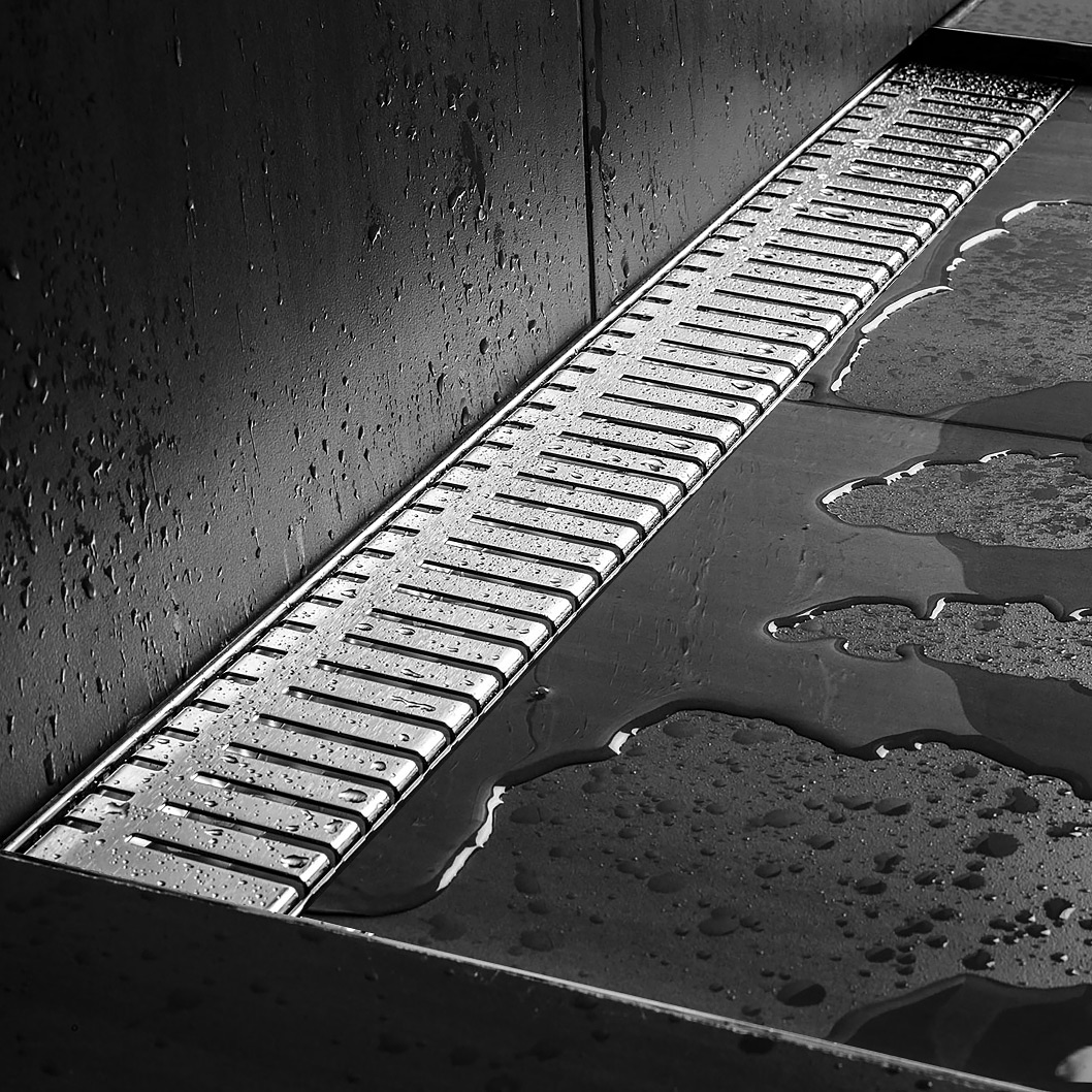 ACO ShowerDrain C korpus odpływu liniowego 58,5 cm kołnierz płaski stal nierdzewna 9010.88.00