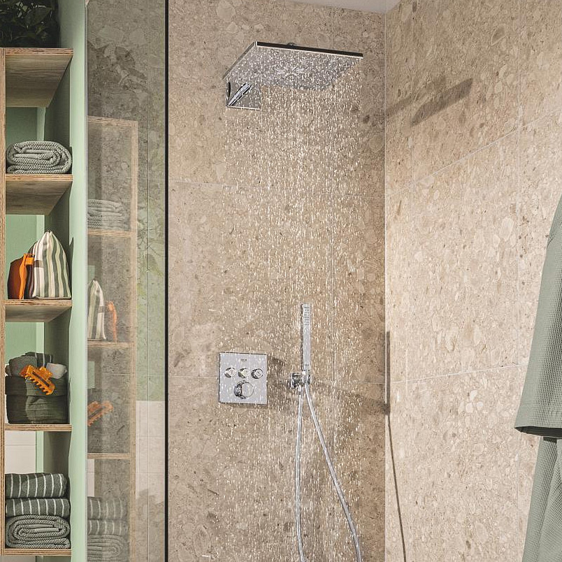 Grohe Precision Smartcontrol zestaw prysznicowy podtynkowy termostatyczny z deszczownicą chrom 34875000 - Wysyłka w 24h