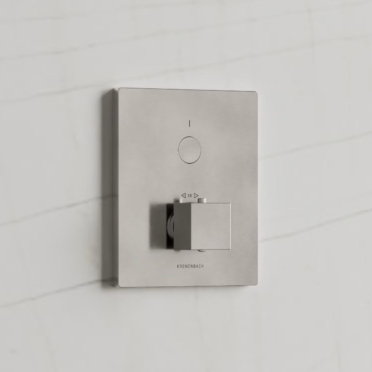 Kronenbach Smart Push bateria prysznicowa podtynkowa termostatyczna stal 19046001ES - Wysyłka w 24h