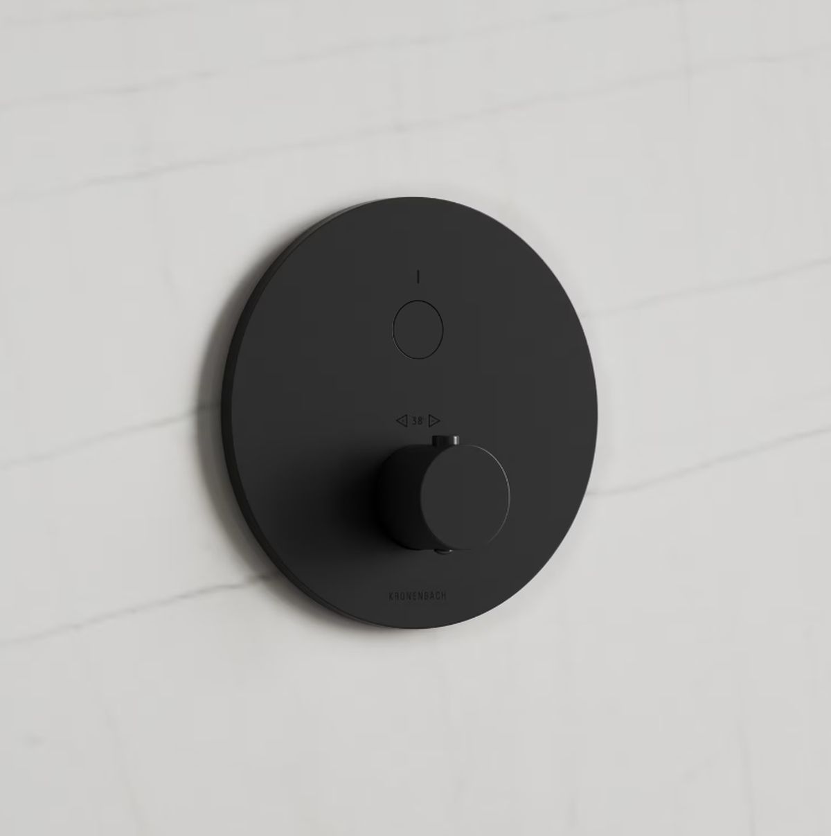 Kronenbach Smart Push bateria prysznicowa podtynkowa termostatyczna czarny mat 19044001SM - Wysyłka w 24h
