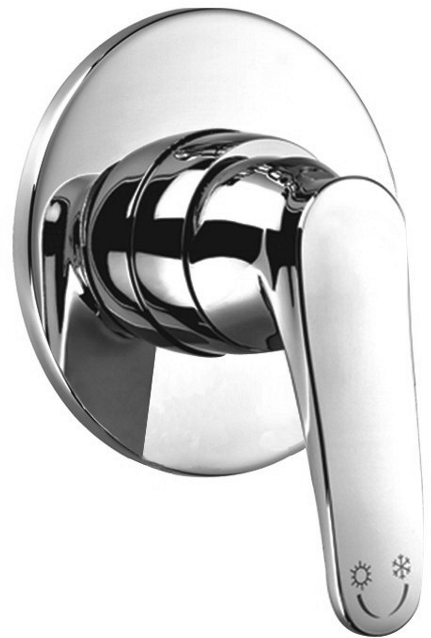 Omnires Art Deco bateria prysznicowa podtynkowa chrom AD5145CR